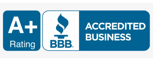 An a plus rating accredited business label